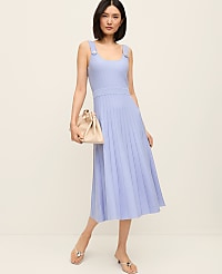 Button Ribbed Sweater Dress carousel Product Image 3
