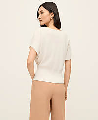 Dolman Boatneck Sweater Top carousel Product Image 2