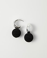 Striped Thread Drop Earrings carousel Product Image 1