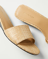 Straw Wedge Sandal carousel Product Image 2