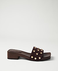 Suede Studded Sandal carousel Product Image 1