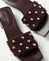 Suede Studded Sandal carousel Product Image 2