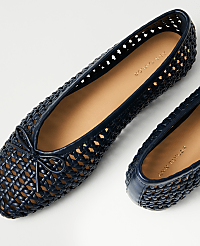 Woven Bow Ballet Flat carousel Product Image 2