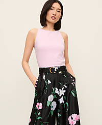 Crew Neck Halter Tank Top carousel Product Image 1