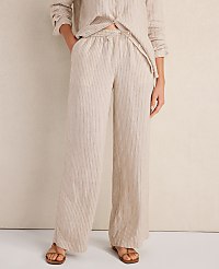 Haven Well Within Everweave Linen Stripe Relaxed Pants carousel Product Image 1