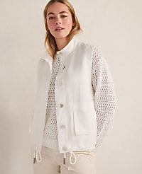 Haven Well Within Linen Blend Vest carousel Product Image 1
