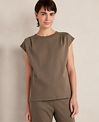 Haven Well Within Organic Cotton Interlock Pleated Tee carousel Product Image 1