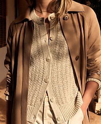 Haven Well Within Linen Tape Yarn Cardigan carousel Product Image 4