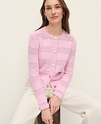 Mixed Stitch Sweater Jacket carousel Product Image 1