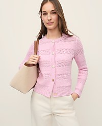Mixed Stitch Sweater Jacket carousel Product Image 3