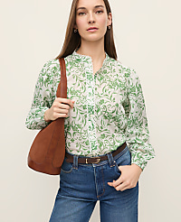 Floral Embroidered Collar Blouse carousel Product Image 1