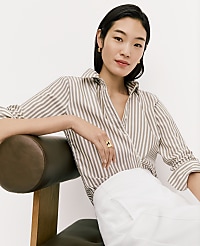 Striped Relaxed Perfect Shirt carousel Product Image 3