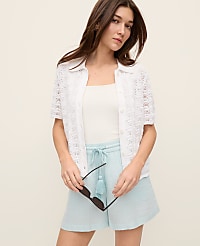 The Petite Pull-On Short in Cotton Gauze carousel Product Image 2