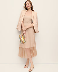 Square Neck Ribbed Sweater Dress carousel Product Image 4
