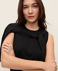 Pointelle Trim Sweater Shell carousel Product Image 3