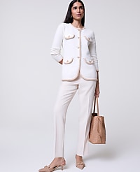 Textured Trim Sweater Jacket carousel Product Image 4