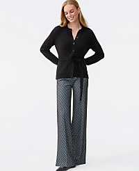 Belted Crew Neck Cardigan carousel Product Image 6