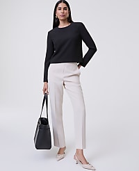 The Petite Relaxed Ankle Pant in Fluid Crepe carousel Product Image 5