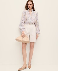 Paisley Embroidered Lace Blouse carousel Product Image 3