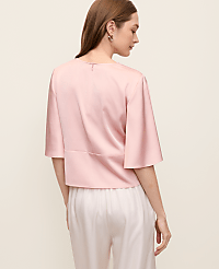 Satin Tie Waist Blouse carousel Product Image 2