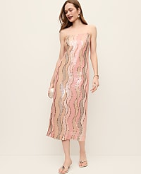 Sequin Shift Dress carousel Product Image 1