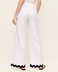The Petite Wide-Leg Pant in Linen Blend carousel Product Image 3