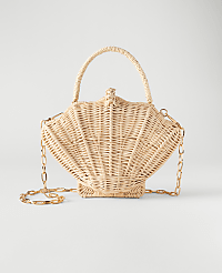 Weekend Rattan Shell Crossbody carousel Product Image 1