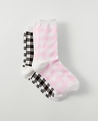 Gingham Crew Socks carousel Product Image 1
