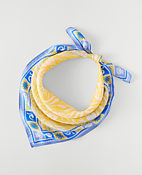 Weekend Floral Silk Scarf carousel Product Image 1