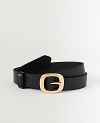Leather Square Buckle Belt carousel Product Image 1