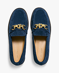 Hardware Embellished Suede Loafer carousel Product Image 3