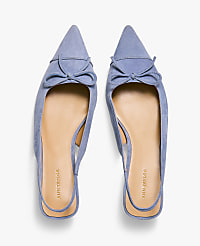 Suede Bow Slingback Pump carousel Product Image 3