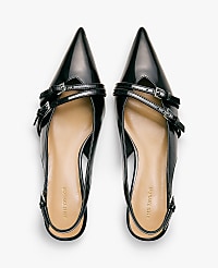 Strappy Patent Slingback Pump carousel Product Image 3