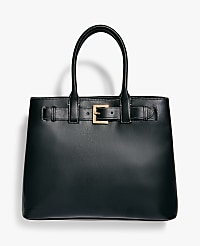 Belted Leather Tote carousel Product Image 3