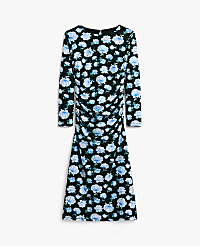 Floral Ruched Midi Dress carousel Product Image 4