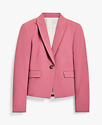 The Shorter Single Button Blazer in Fluid Crepe carousel Product Image 4