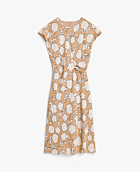 Petite Floral Twist Midi Dress carousel Product Image 3