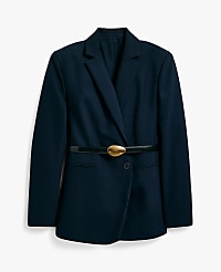 The Petite Straight Fit Double Breasted Blazer carousel Product Image 6