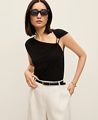 Asymmetric Draped Top carousel Product Image 1