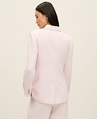 The Petite Greenwich Blazer in Textured Crepe carousel Product Image 2