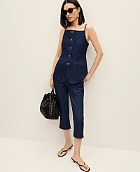 Strappy Denim Vest Top carousel Product Image 3