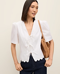 Tie Front Blouse carousel Product Image 1