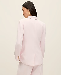 The Greenwich Blazer in Textured Crepe carousel Product Image 2