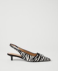 Calf Hair Kitten Heel Pump carousel Product Image 1