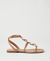 Leather Hardware Embellished Sandal carousel Product Image 1