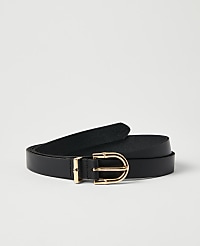 Leather Textured Square Buckle Belt carousel Product Image 1