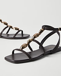 Leather Hardware Embellished Sandal carousel Product Image 2