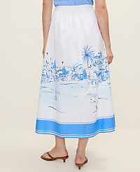 Weekend Printed Full Midi Skirt carousel Product Image 3