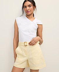 Weekend Asymmetric Twist Shoulder Top carousel Product Image 1