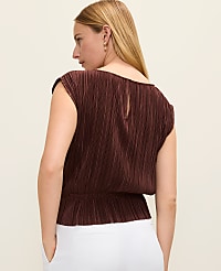 Pleated Ruffle Top carousel Product Image 2